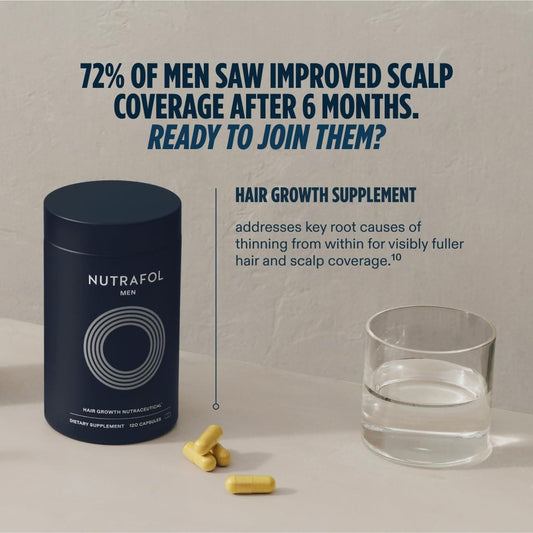 Nutrafol Men Active Cleanse 2-in-1 Shampoo and Conditioner – promotes scalp health and hair strength in one easy step