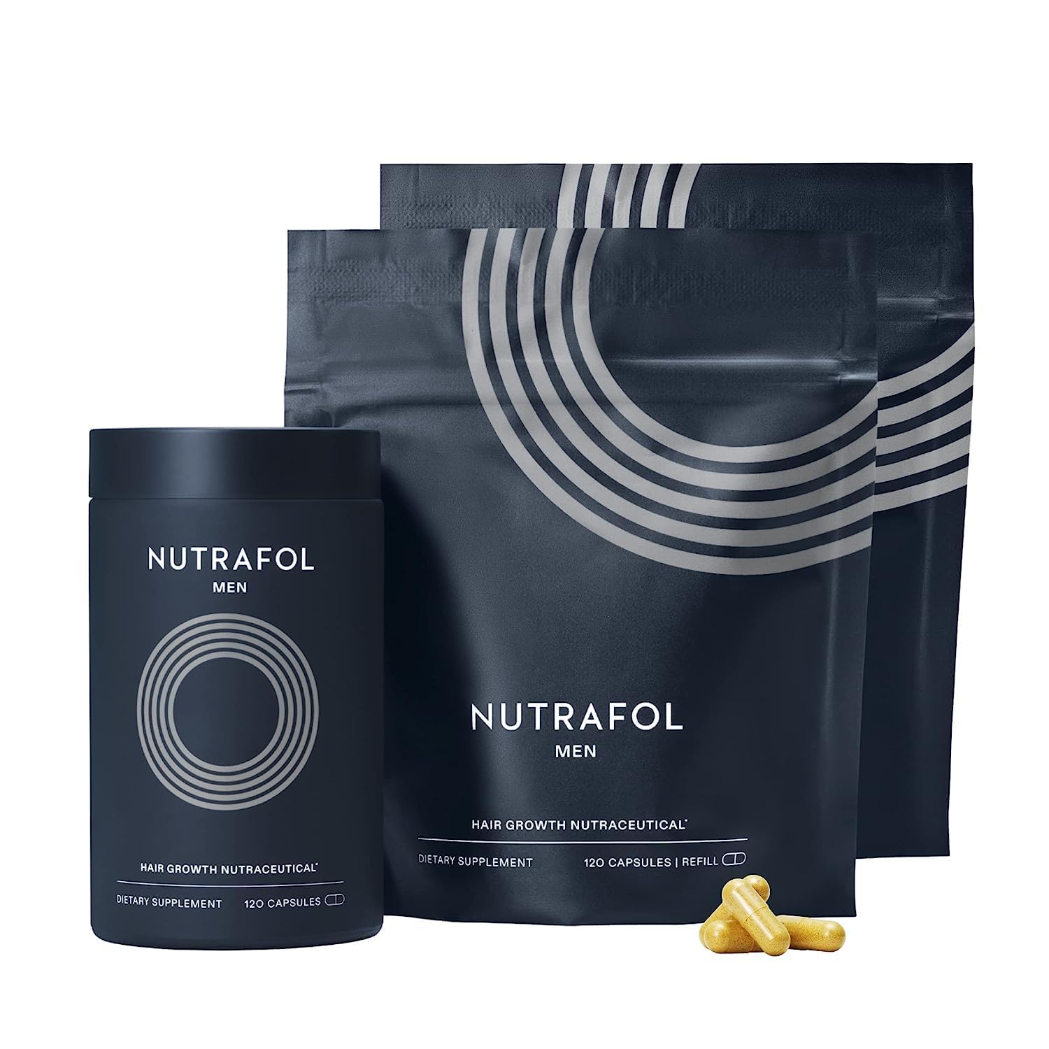 Nutrafol Men's Hair Growth Supplement 3-Month Supply – natural hair growth support