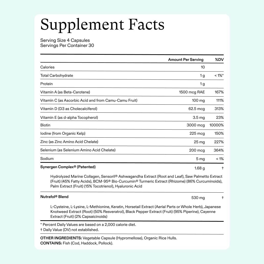 Nutrafol Women’s Hair Growth 3-Month Supply – stronger, healthier hair naturally