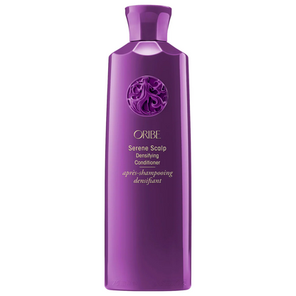Oribe Serene Scalp Densifying Conditioner for thicker, healthier hair and nourished scalp.