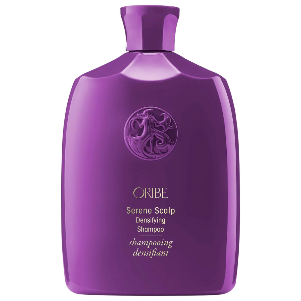 Oribe Serene Scalp Densifying Shampoo for thicker, healthier scalp and hair.