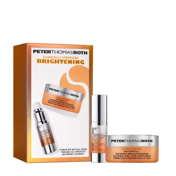 Peter Thomas Roth Clinically Stronger Brightening 2-Piece Kit – Full-Size Skincare Set for Radiant, Glowing Skin