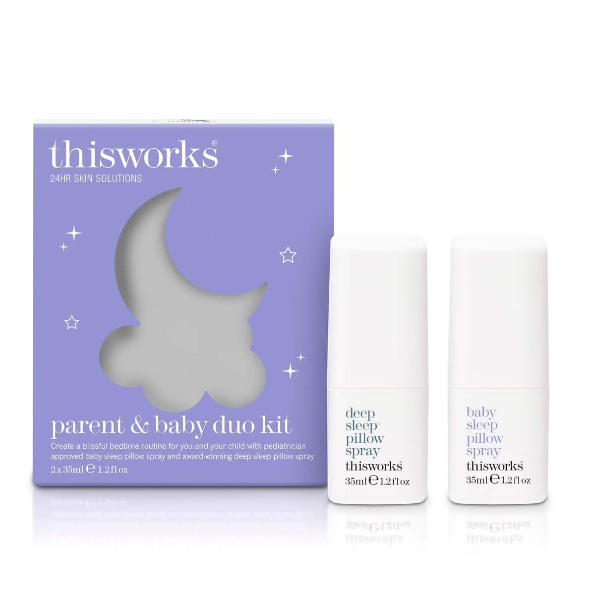 This Works Parent & Baby Duo Kit – calming sleep sprays for parents and babies to promote restful nights