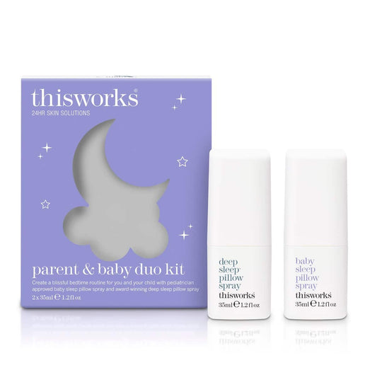 This Works Parent & Baby Duo Kit – calming sleep sprays for parents and babies to promote restful nights