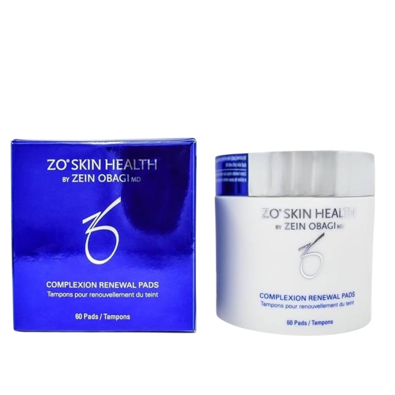 ZO Skin Health Renewal Pads 60 – exfoliating pads for glowing skin.