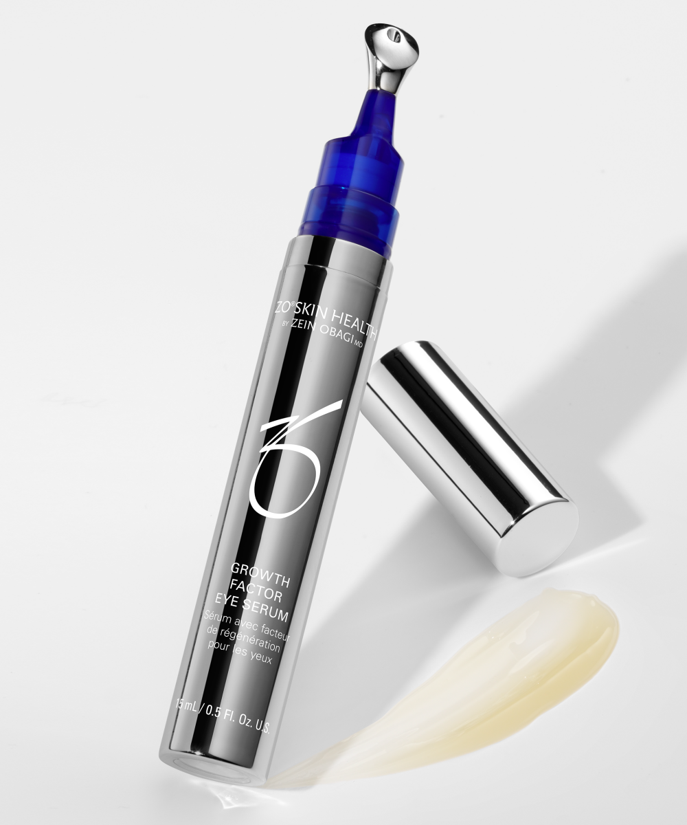 ZO Skin Health Growth Factor Eye Serum for firm, youthful under-eye skin.